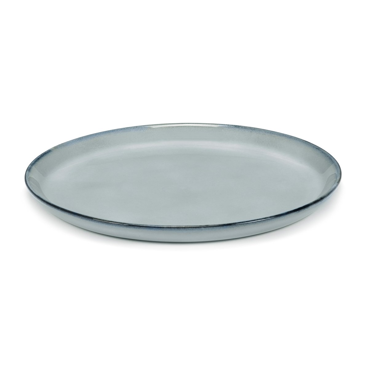 Serax Pure Blue Glazed plate o23.5 cm blue | Scandinavian Design | Dinner plates | Blue