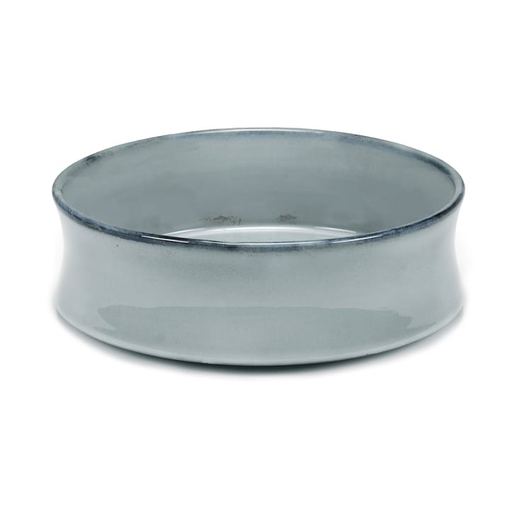 Pure bowl glazed L 24 cm - Blue - Serax