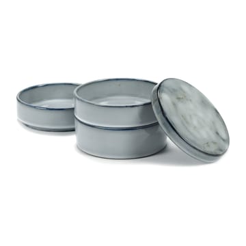 Pure bowls 3 pieces stackable 14 cm - Blue - Serax