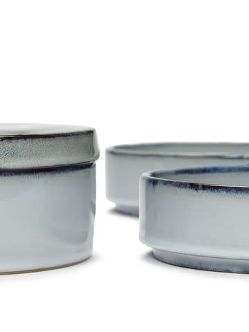 Pure bowls 3 pieces stackable 14 cm - Blue - Serax