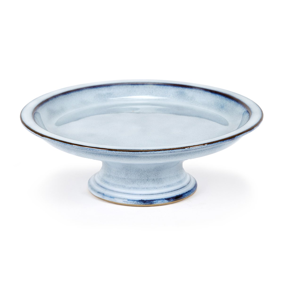 Serax Pure cake plate glazed L 23.5 cm Blue | Scandinavian Design | Cake stands | Blue