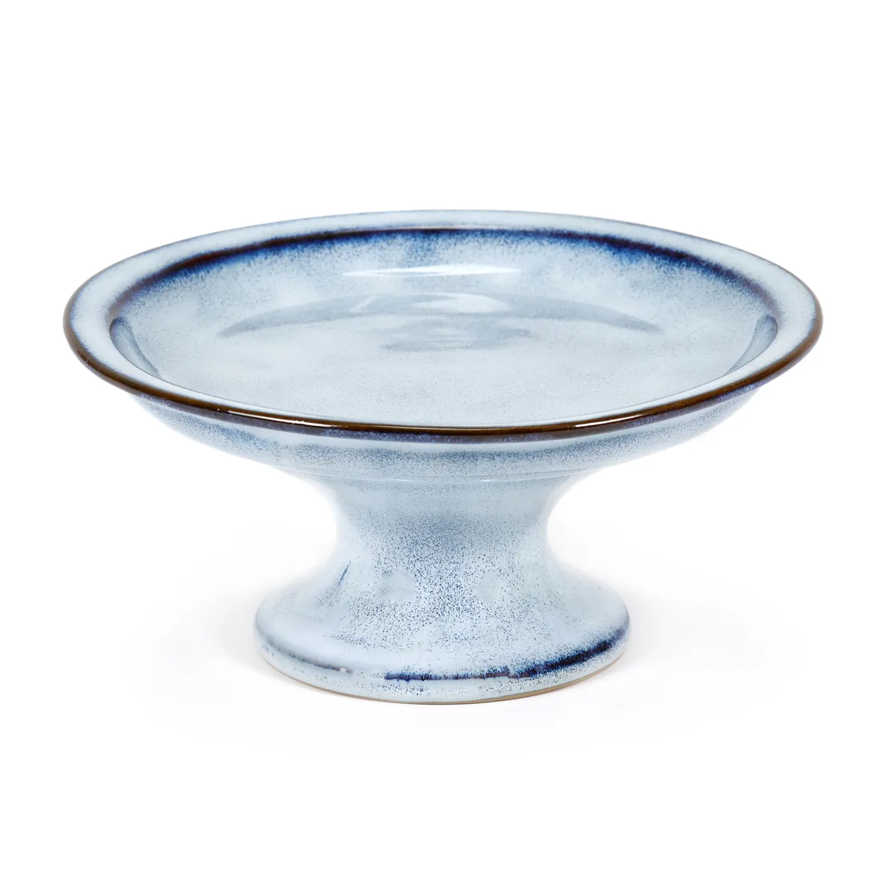 Serax Pure cake plate glazed S 16.5 cm Blue | Scandinavian Design | Cake stands | Blue