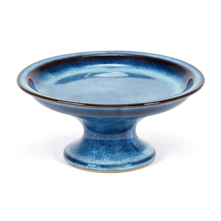 Pure cake plate glazed S 16.5 cm - Dark blue - Serax