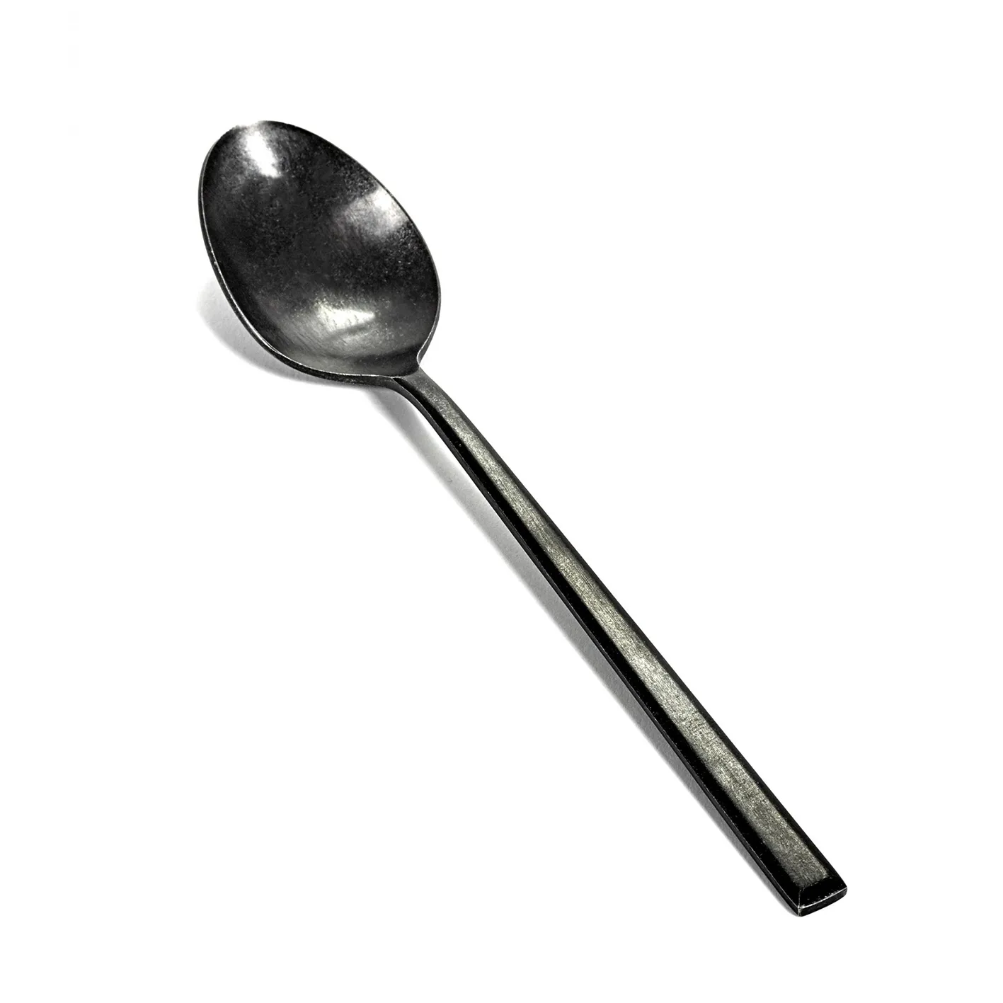 Pure dessertspoon, black Serax