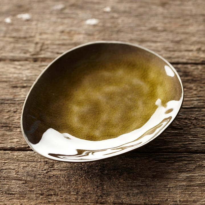 Pure oval bowl large - green - Serax