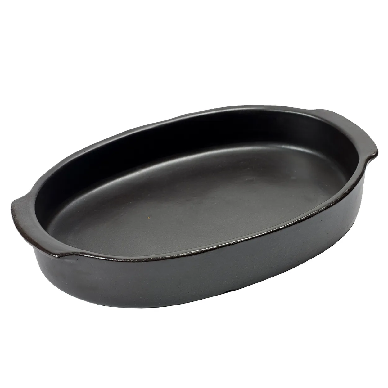 Serax Pure oval oven form L black | Scandinavian Design | Oven dishes | Black