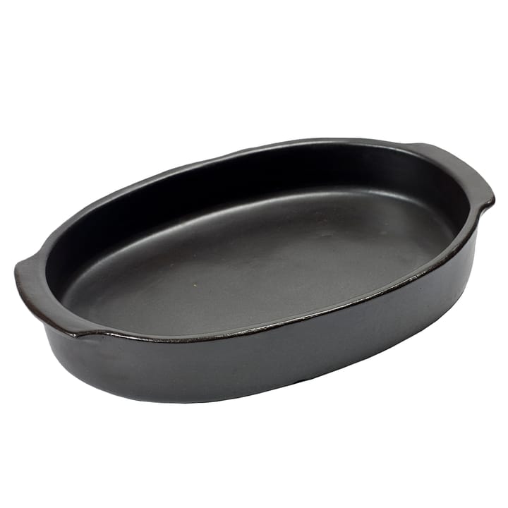 Pure oval oven form L - black - Serax