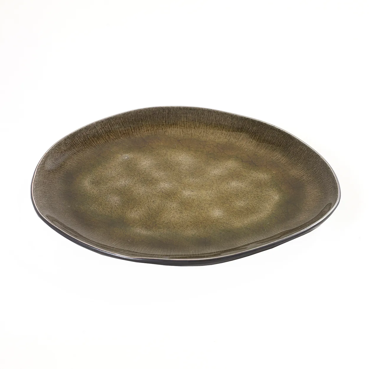 Serax Pure oval plate medium green | Scandinavian Design | Small plates & side plates | Green