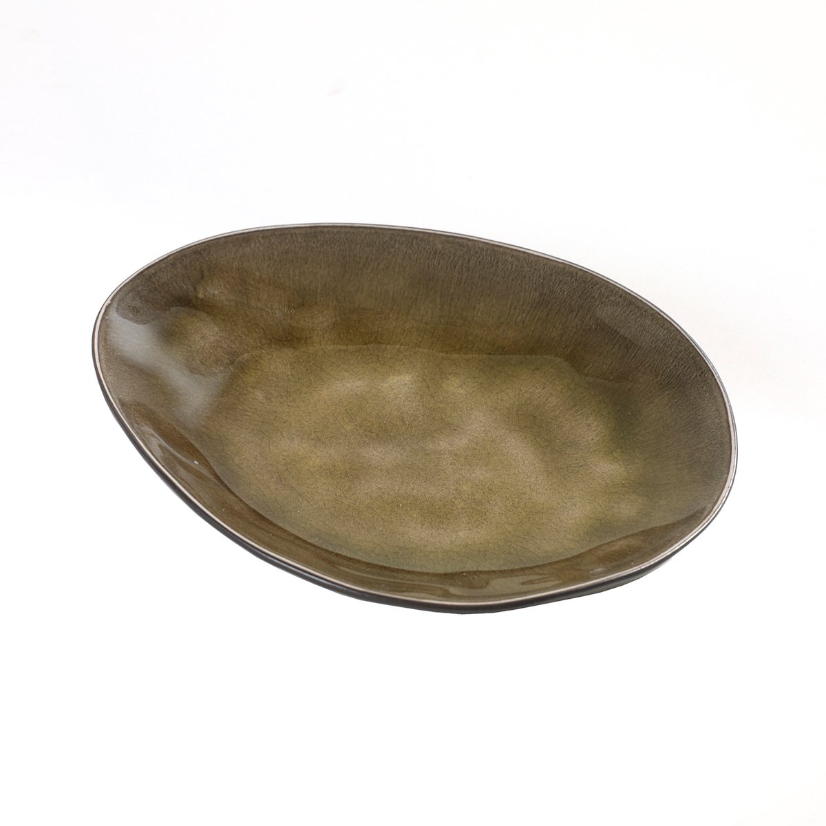 Serax Pure oval plate small green | Scandinavian Design | Small plates & side plates | Green