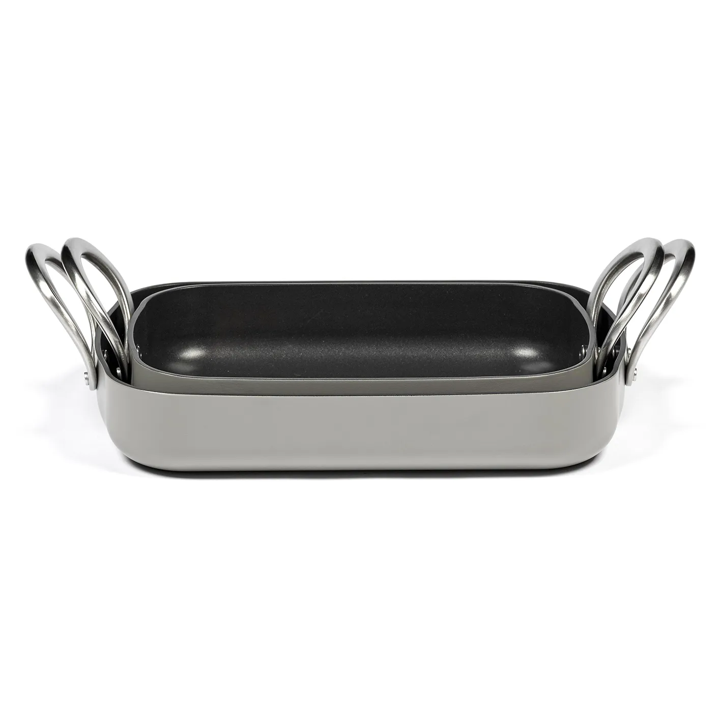 Pure oven form 23x34 cm, stone grey Serax