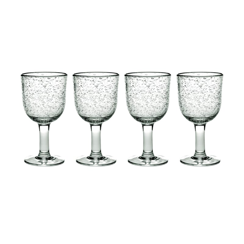 Serax Pure Pascale red wine glass 4-pack clear clear