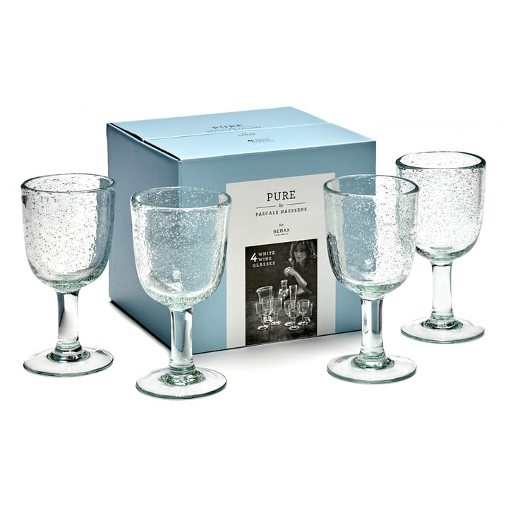 Pure Pascale white wine glass 4-pack - clear - Serax