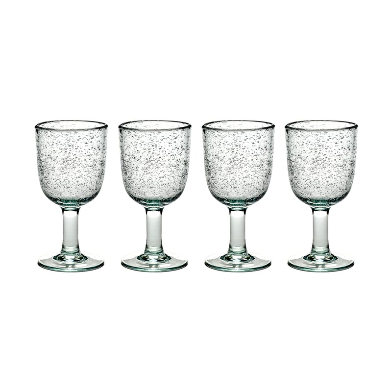 Serax Pure Pascale white wine glass 4-pack clear clear