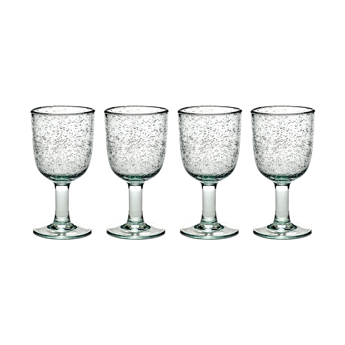 Serax Pure Pascale white wine glass 4-pack clear clear
