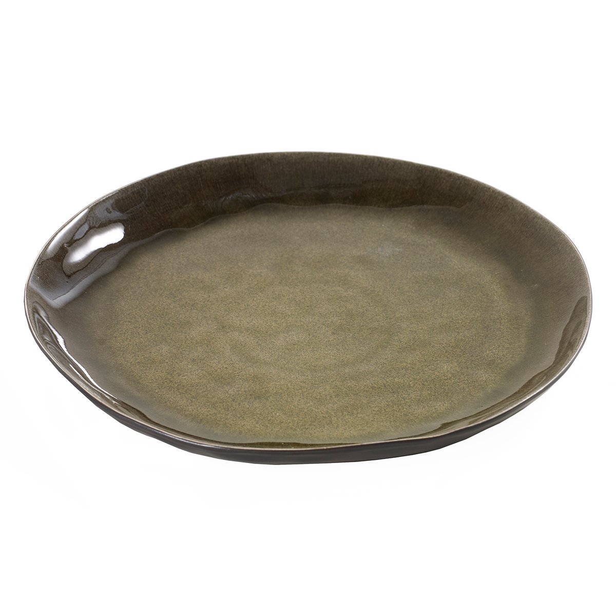 Serax Pure plate 28 cm green | Scandinavian Design | Dinner plates | Green