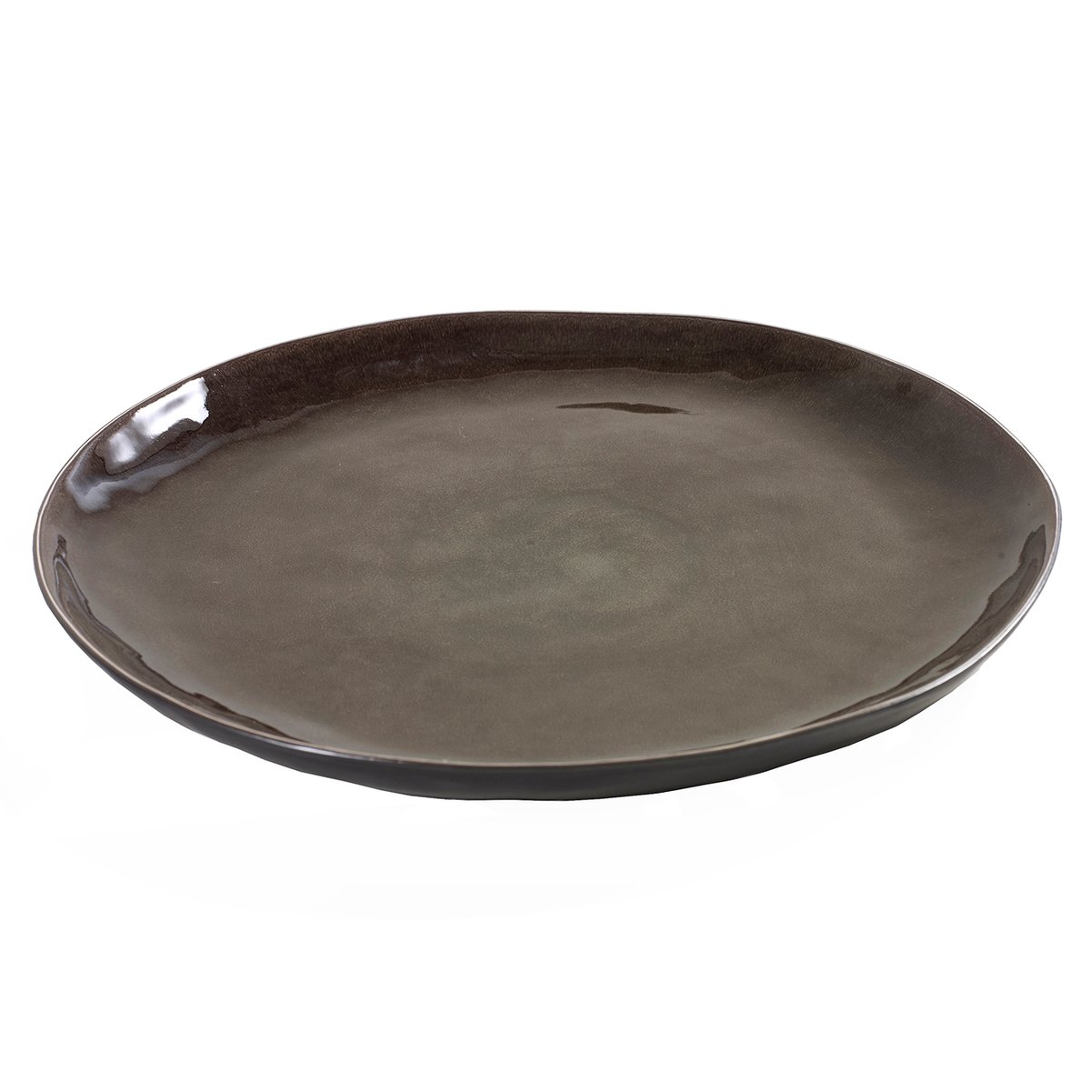 Serax Pure plate 34 cm grey | Scandinavian Design | Dinner plates | Grey
