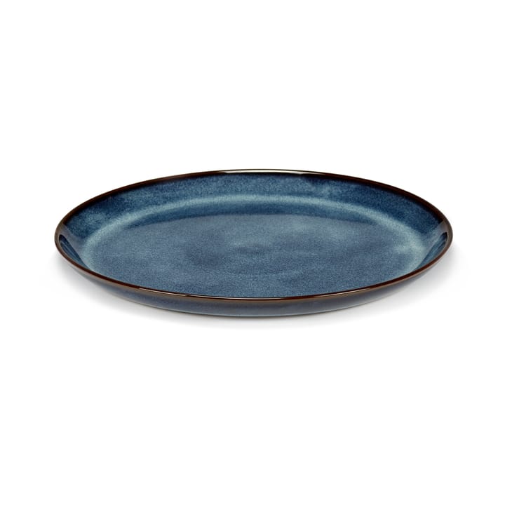 Pure plate glazed M 23.5 cm - Dark blue - Serax
