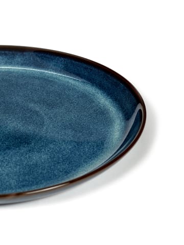 Pure plate glazed M 23.5 cm - Dark blue - Serax