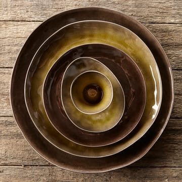 Pure small plate 20.5 cm - brown - Serax