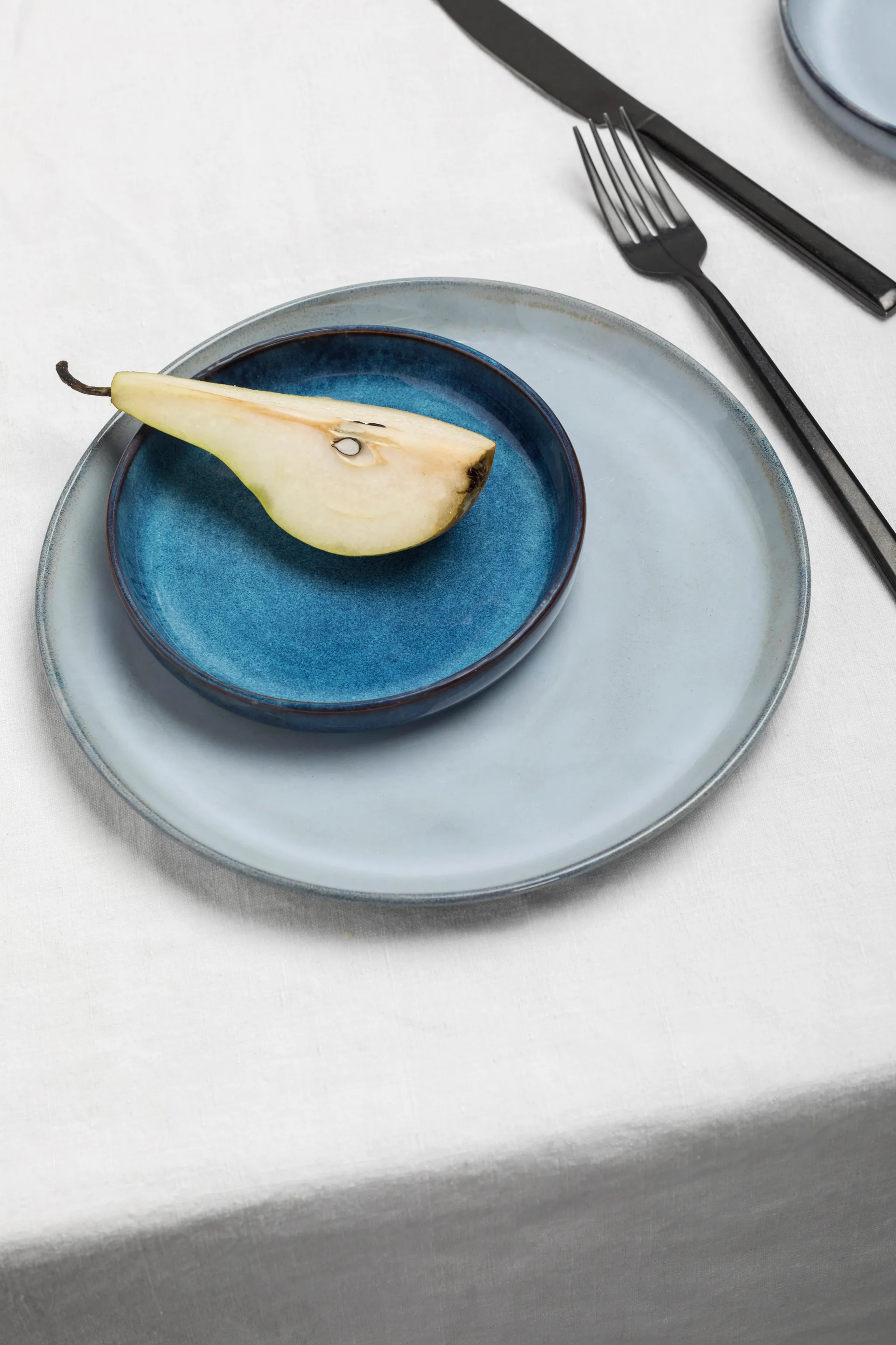 Pure tapas plate glazed 14.5 cm, Dark blue Serax