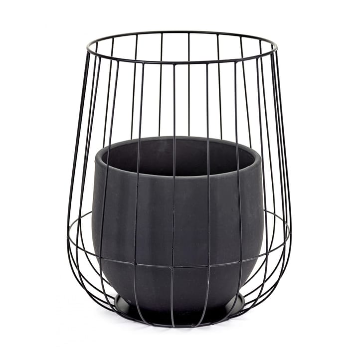 Serax flower pot in basket Ø37 cmh46 cm - black - Serax