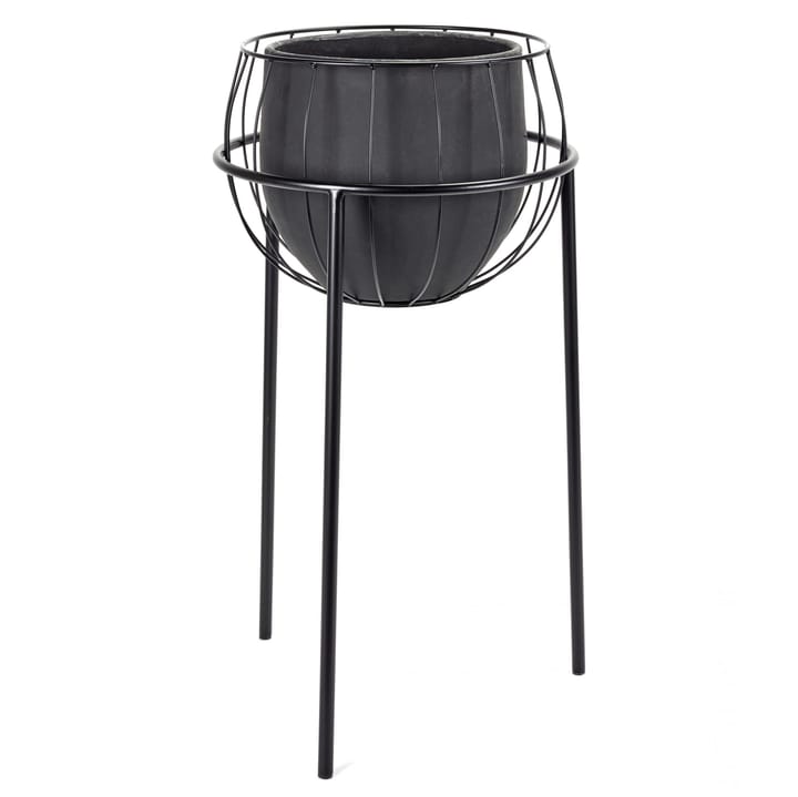 Serax flower pot with base - black - Serax