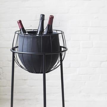 Serax flower pot with base - black - Serax