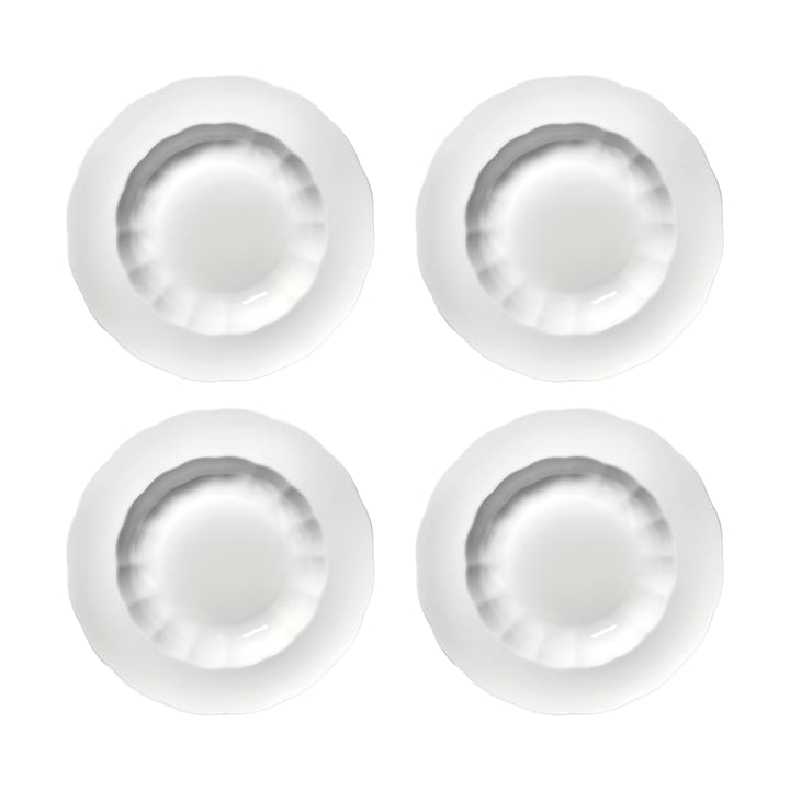 Silhouette deep plate L Ø27 cm 4-pack - White - Serax
