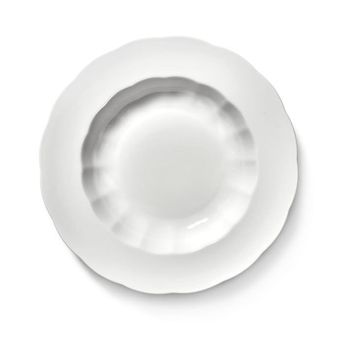 Silhouette deep plate L Ø27 cm - White - Serax
