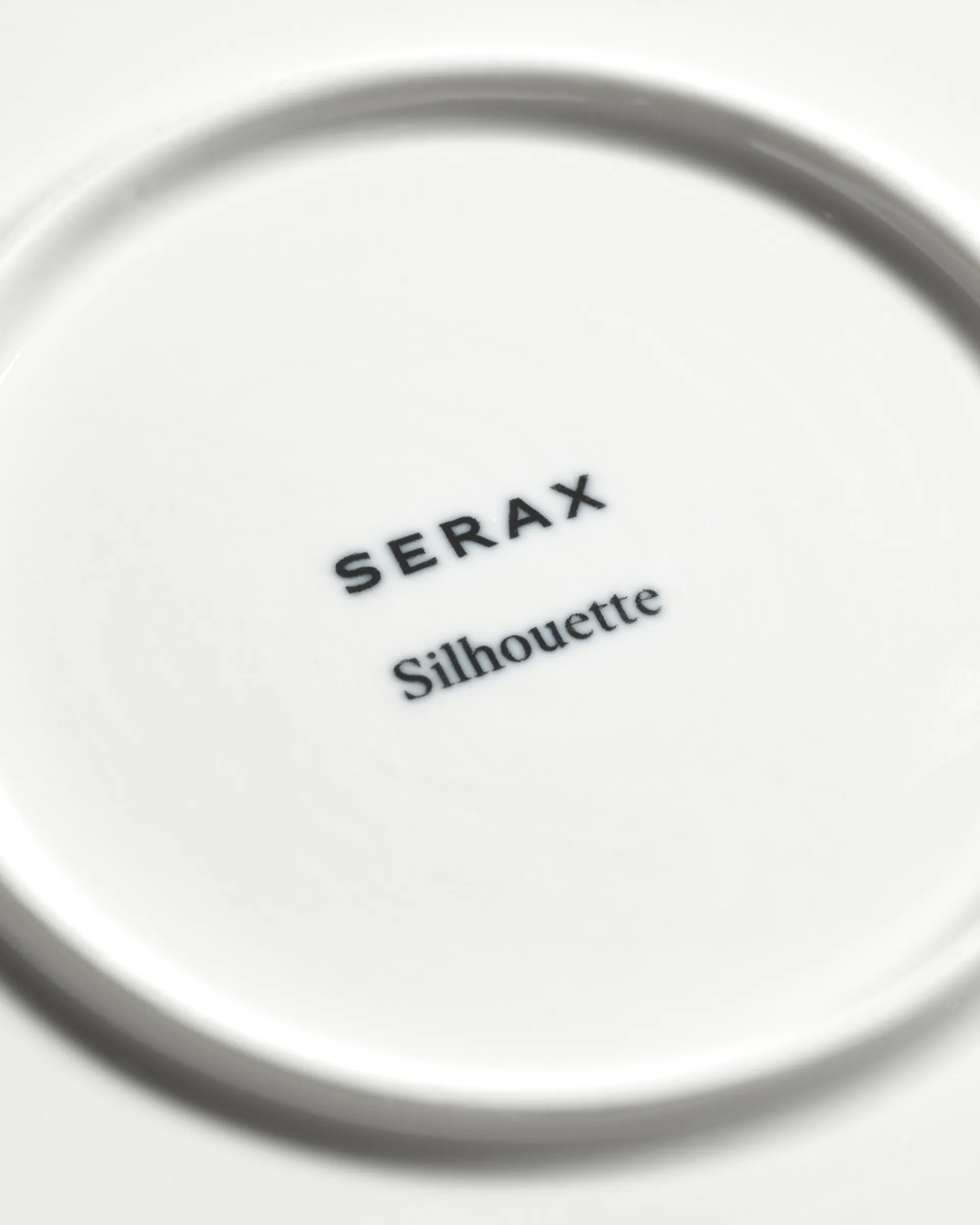 Silhouette deep plate M Ø23.7 cm 4-pack, White Serax
