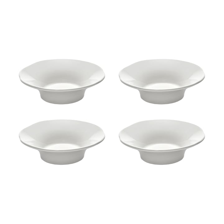 Silhouette deep side plate S Ø10.5 cm 4-pack - White - Serax