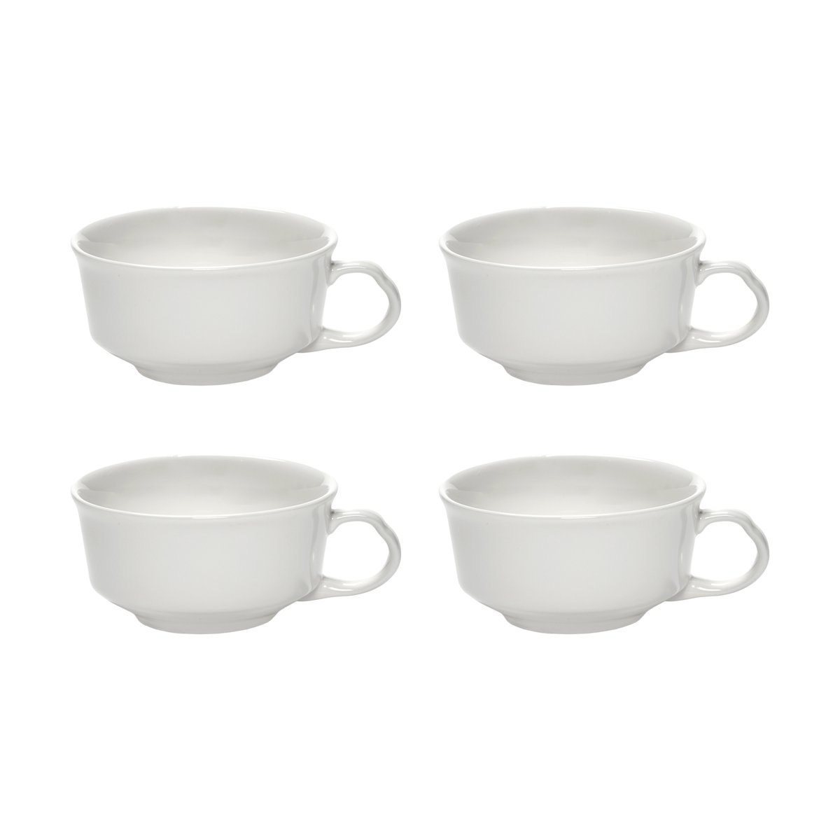 Serax Silhouette espresso cup 10 cl 4-pack White | Scandinavian Design | Espresso cups | White