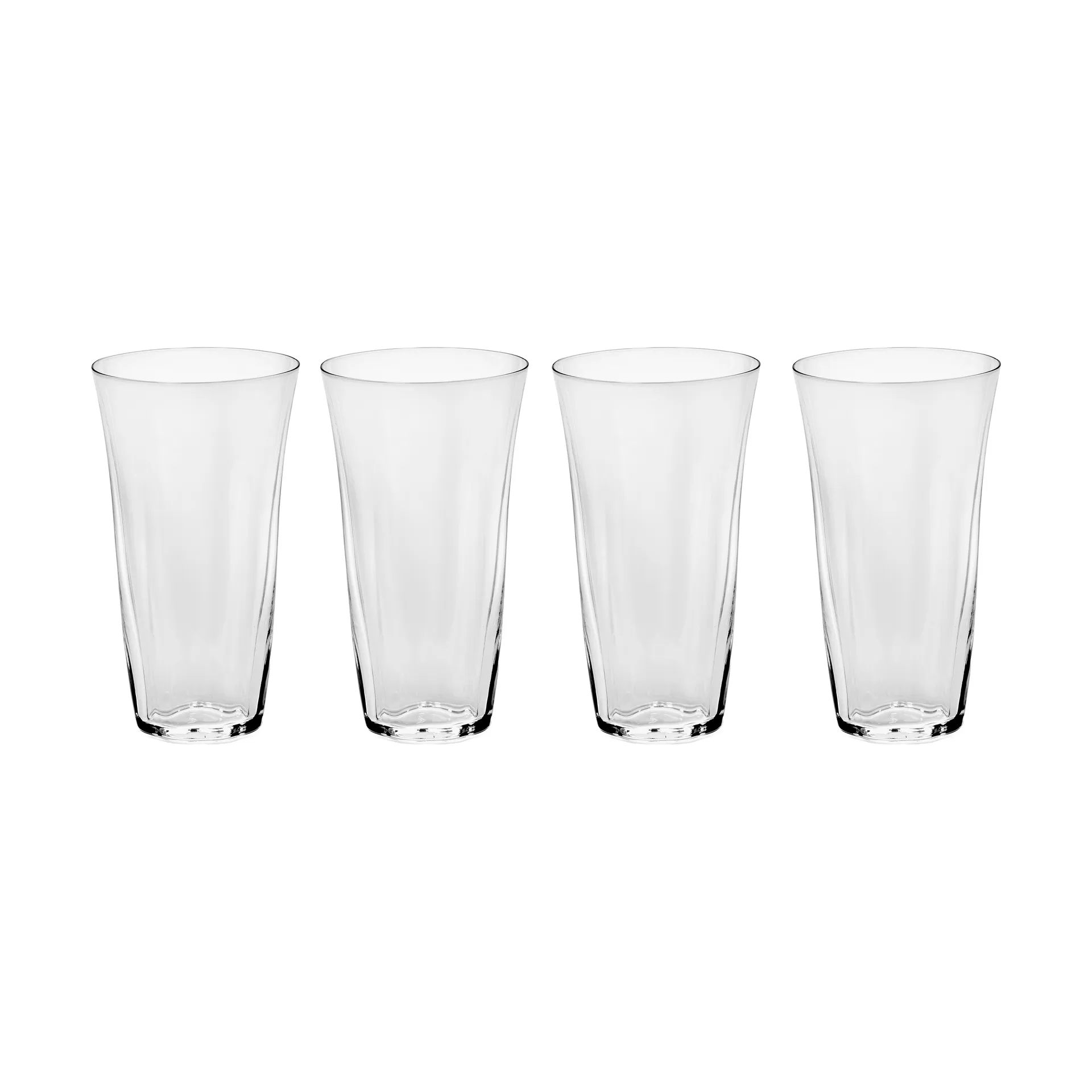 Silhouette long drink glass 44 cl 4-pack, Clear Serax