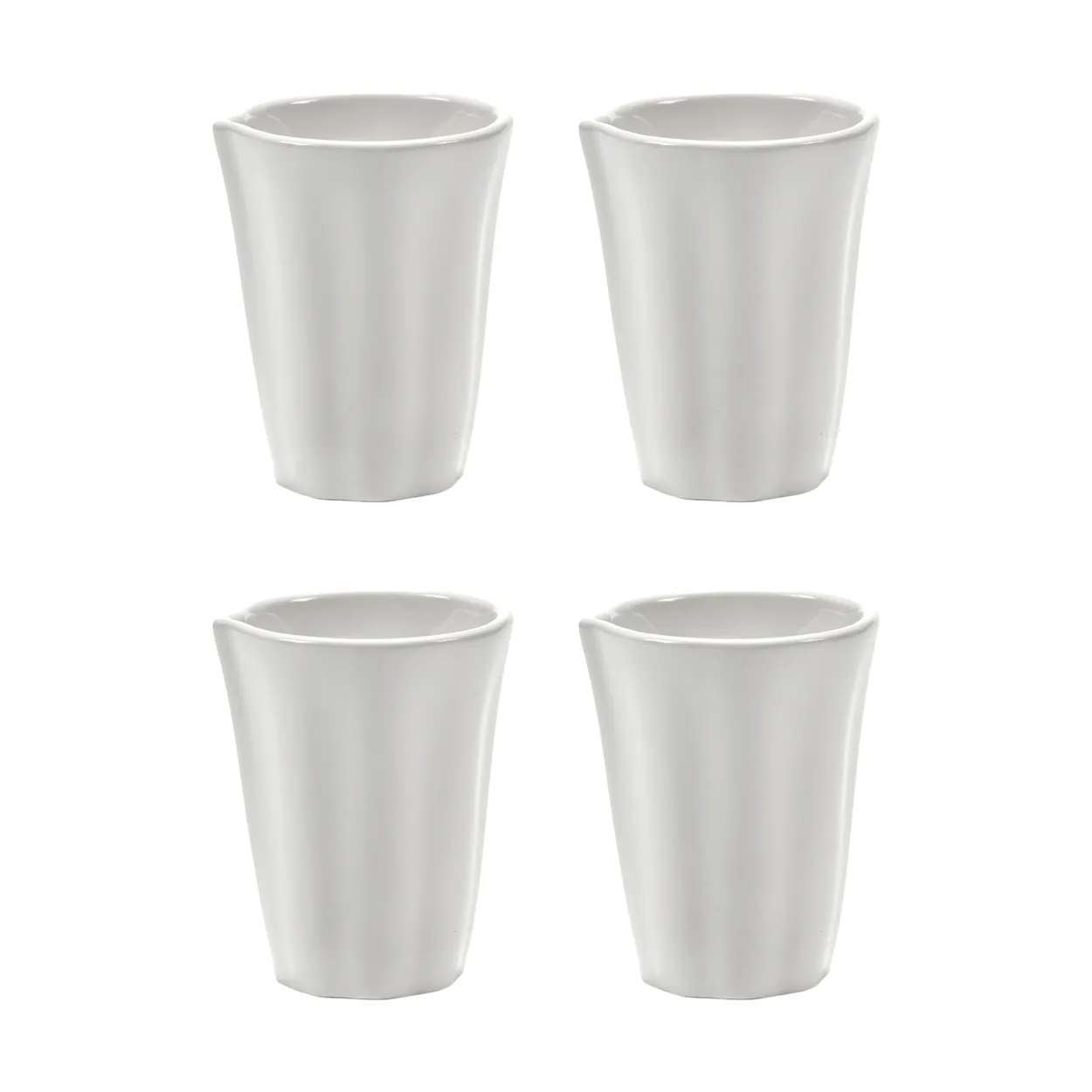 Serax Silhouette milk carafe 7 cl 4-pack White | Scandinavian Design | Milk jugs | White
