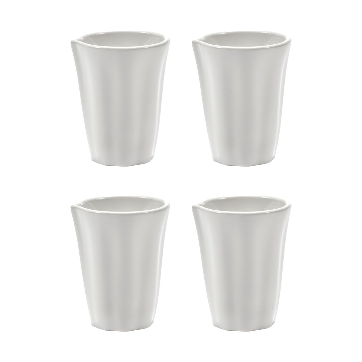 Serax Silhouette milk carafe 7 cl 4-pack White | Scandinavian Design | Milk jugs | White