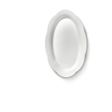Silhouette oval deep plate M 15x24.5 cm - White - Serax