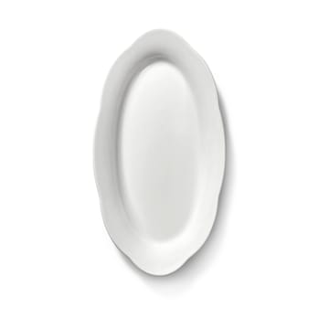 Silhouette oval deep plate S 10x18.5 cm - White - Serax