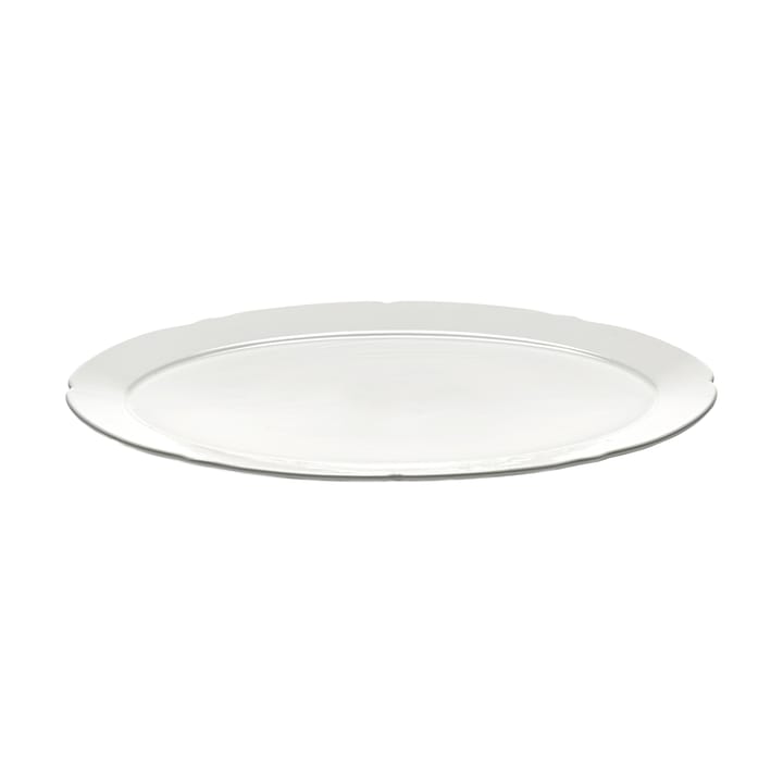 Silhouette oval plate L 21x30 cm - White - Serax