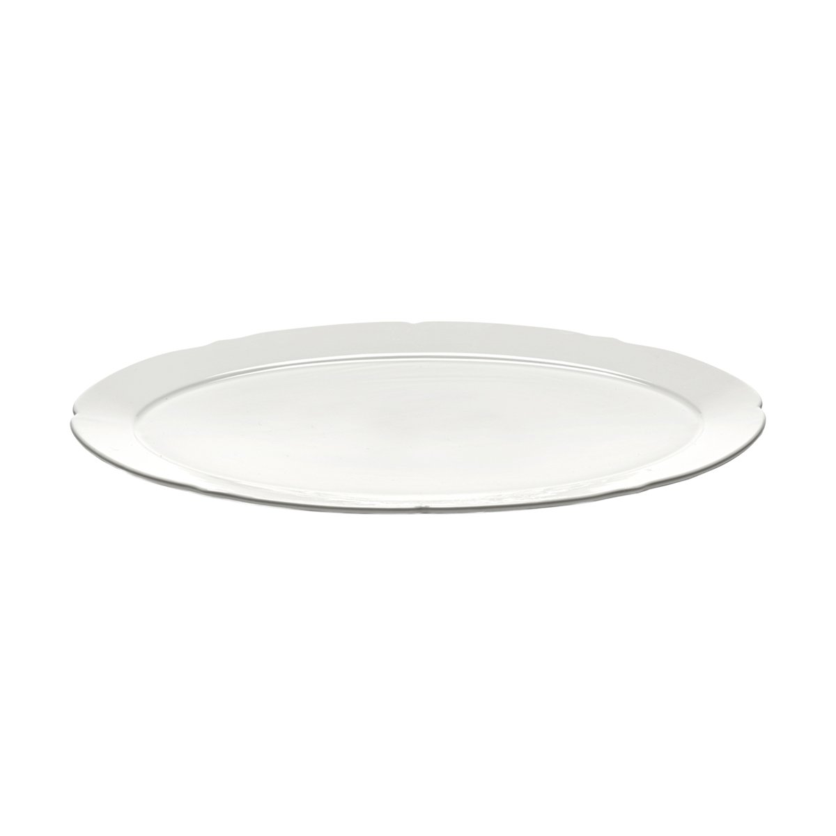 Serax Silhouette oval plate L 21x30 cm White | Scandinavian Design | Dinner plates | White