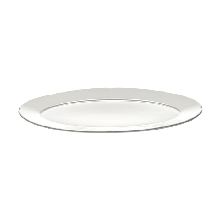 Silhouette oval plate M 15x24.5 cm - White - Serax