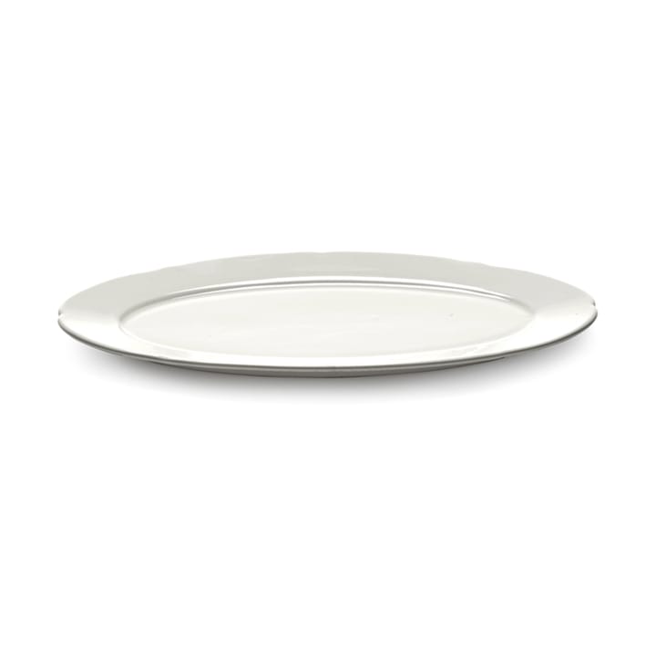 Silhouette oval plate S 10x18.5 cm - White - Serax
