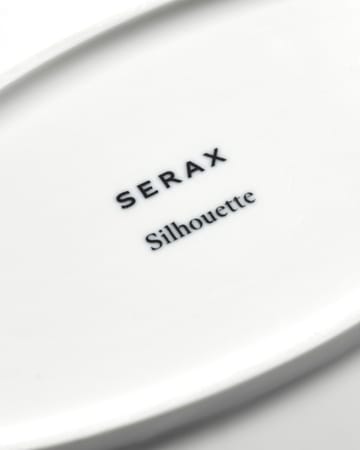 Silhouette oval plate S 10x18.5 cm - White - Serax