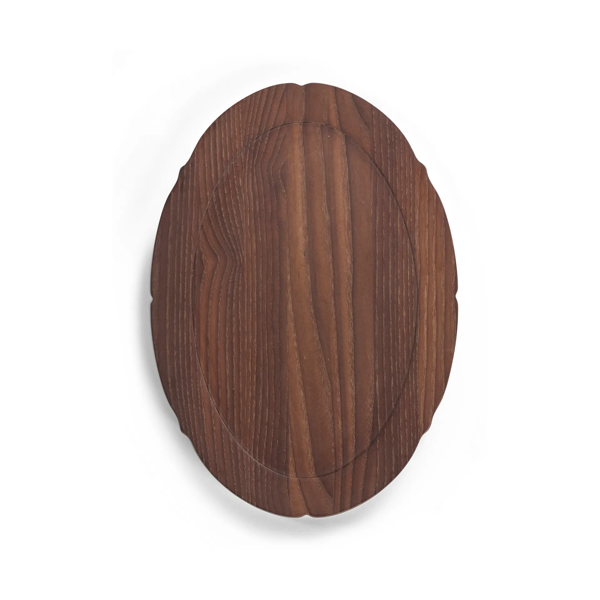 Silhouette oval tray 21x30 cm, Ash Serax