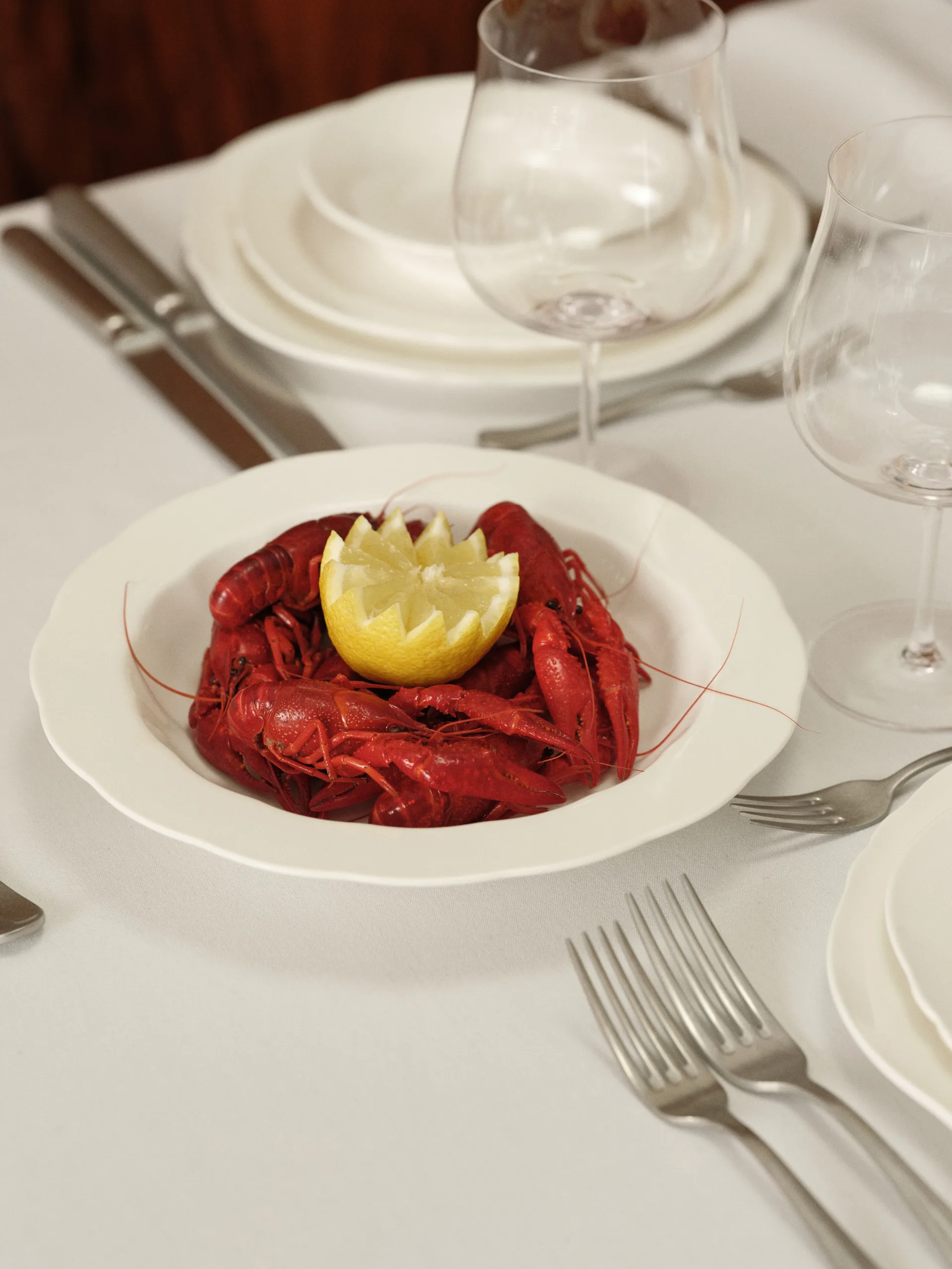 Silhouette pasta plate Ø22 cm 4-pack, White Serax