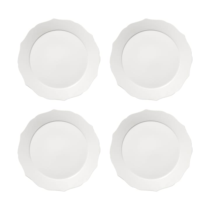 Silhouette plate L Ø26 cm 4-pack - White - Serax
