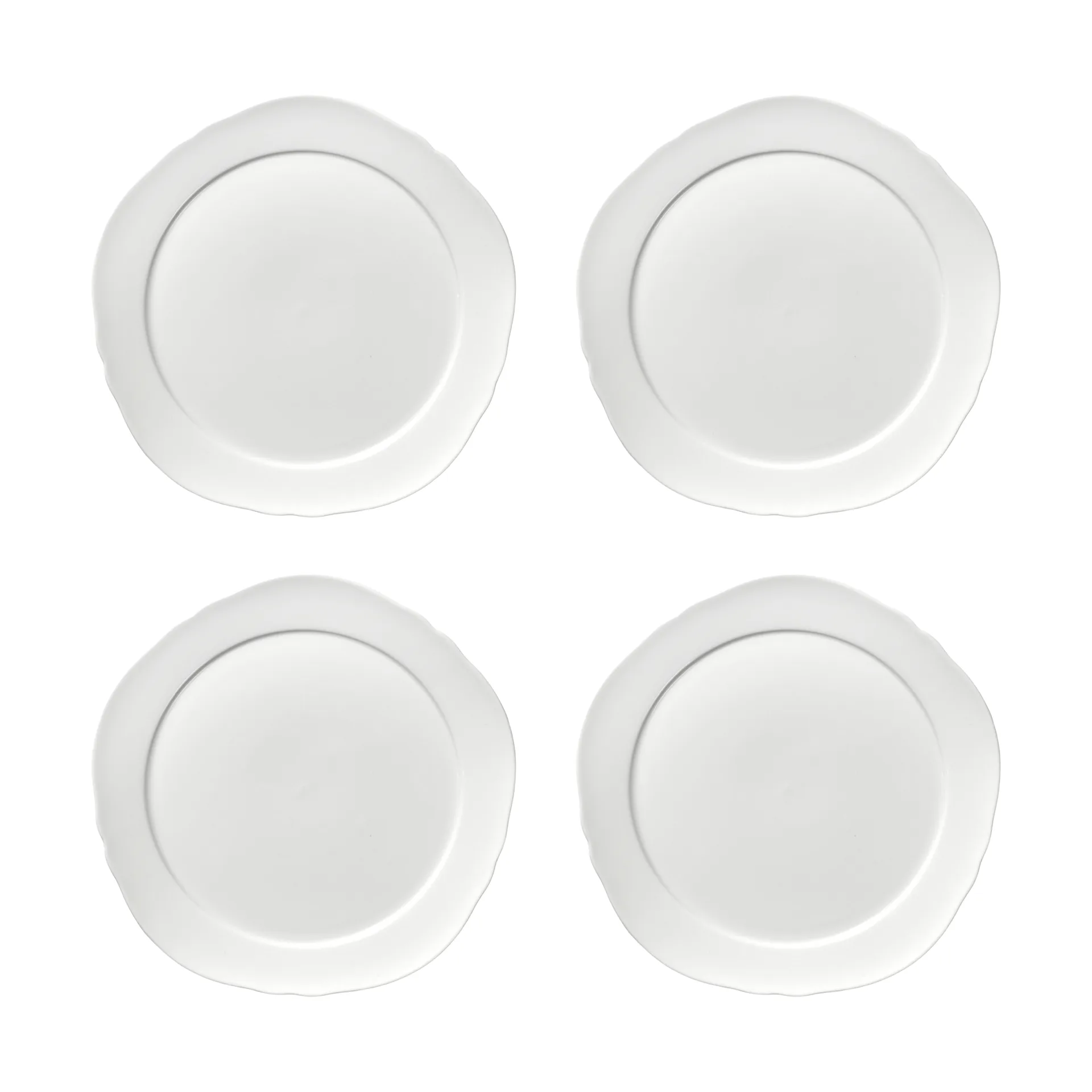 Silhouette plate S Ø20.6 cm 4-pack, White Serax