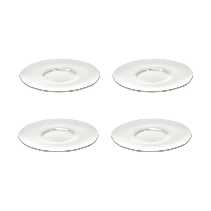 Silhouette saucer for coffee cup Ø12.7 cm 4-pack - White - Serax