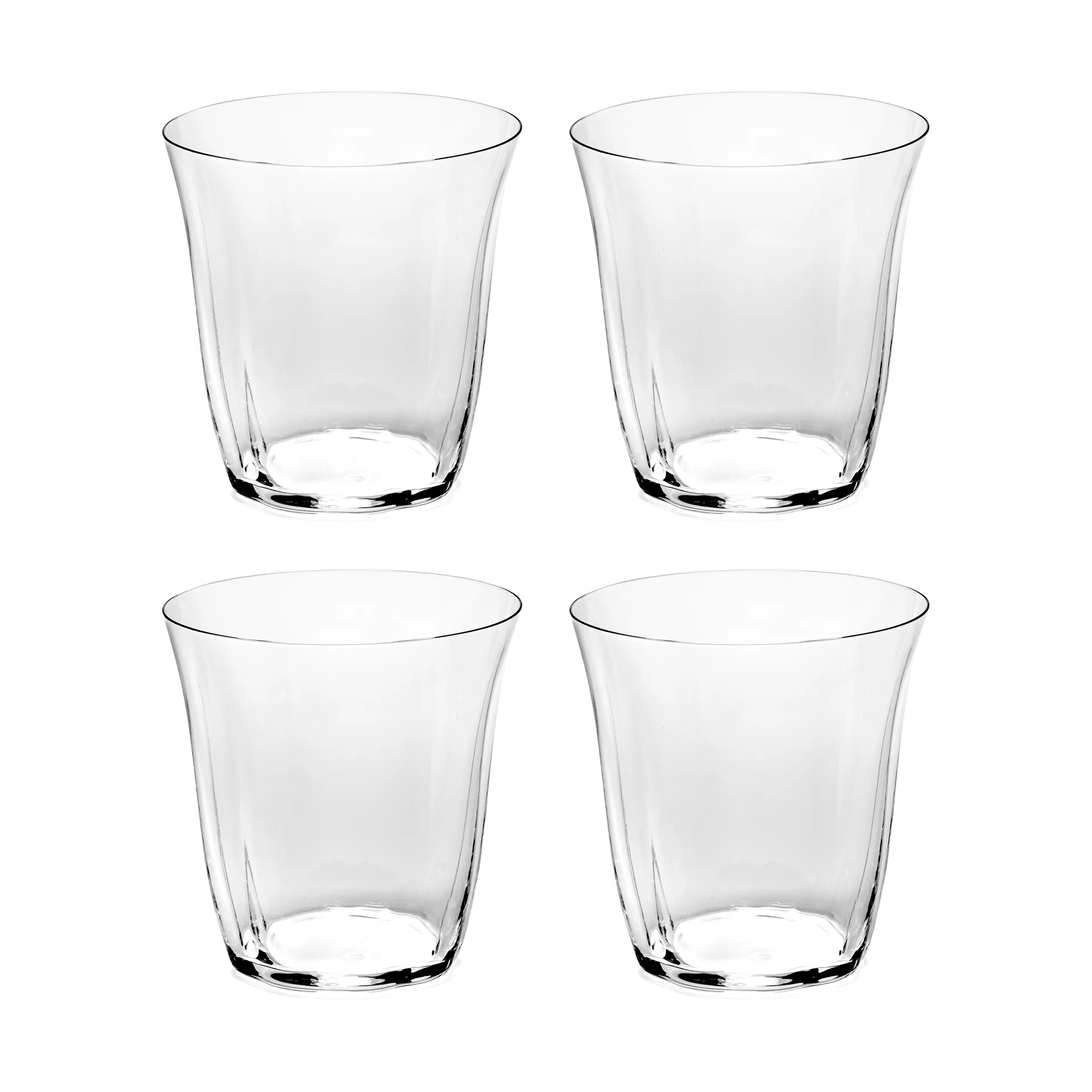 Silhouette water glass 30 cl 4-pack, Clear Serax
