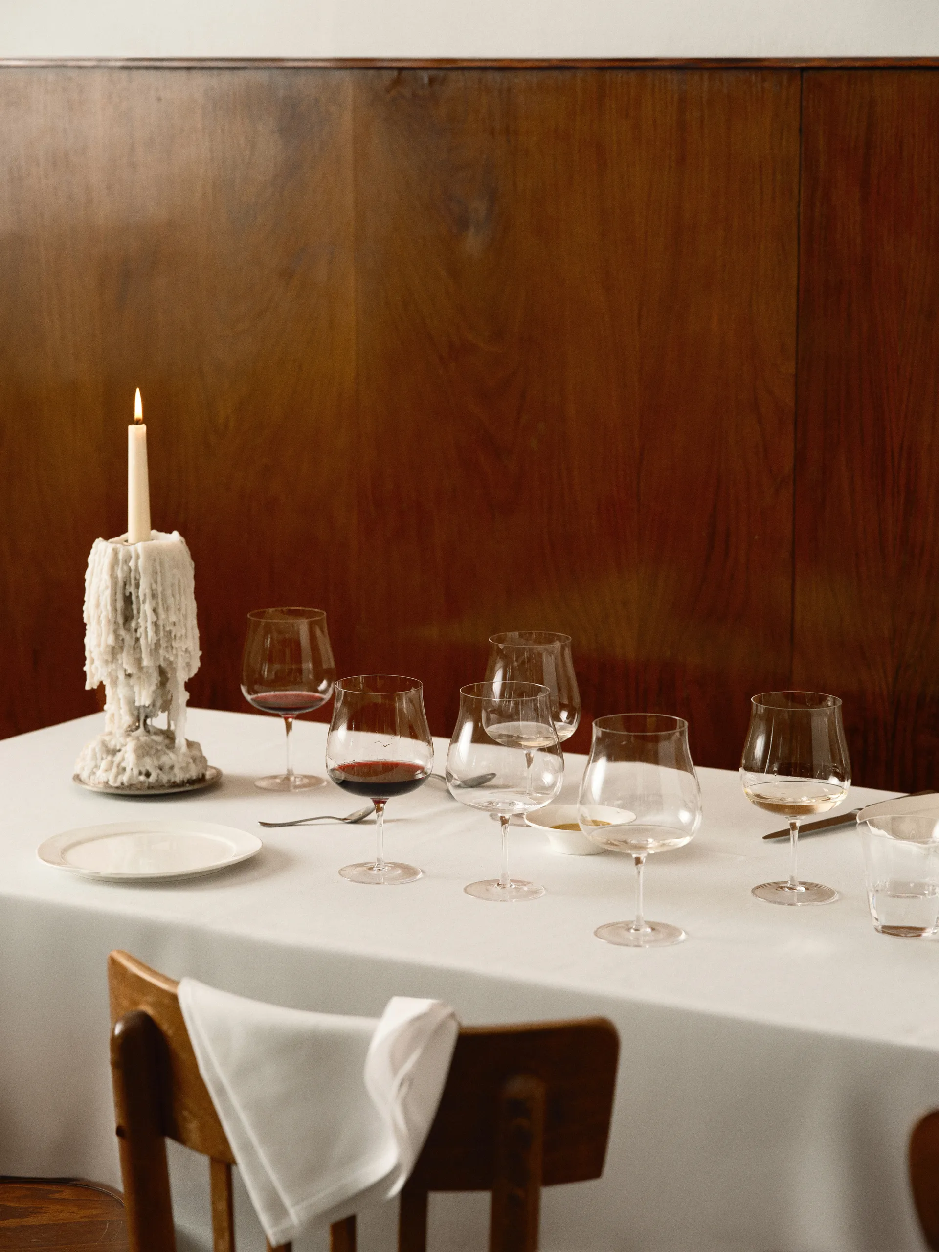 Silhouette white wine glass 59 cl 4-pack, Clear Serax