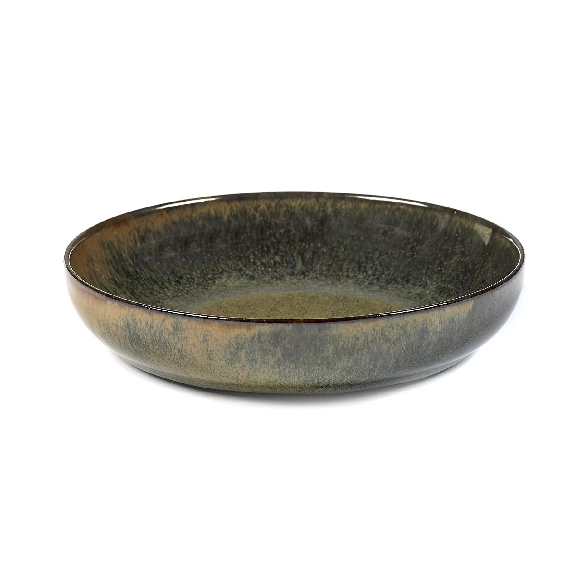 Surface deep plate 19 cm, indi grey Serax